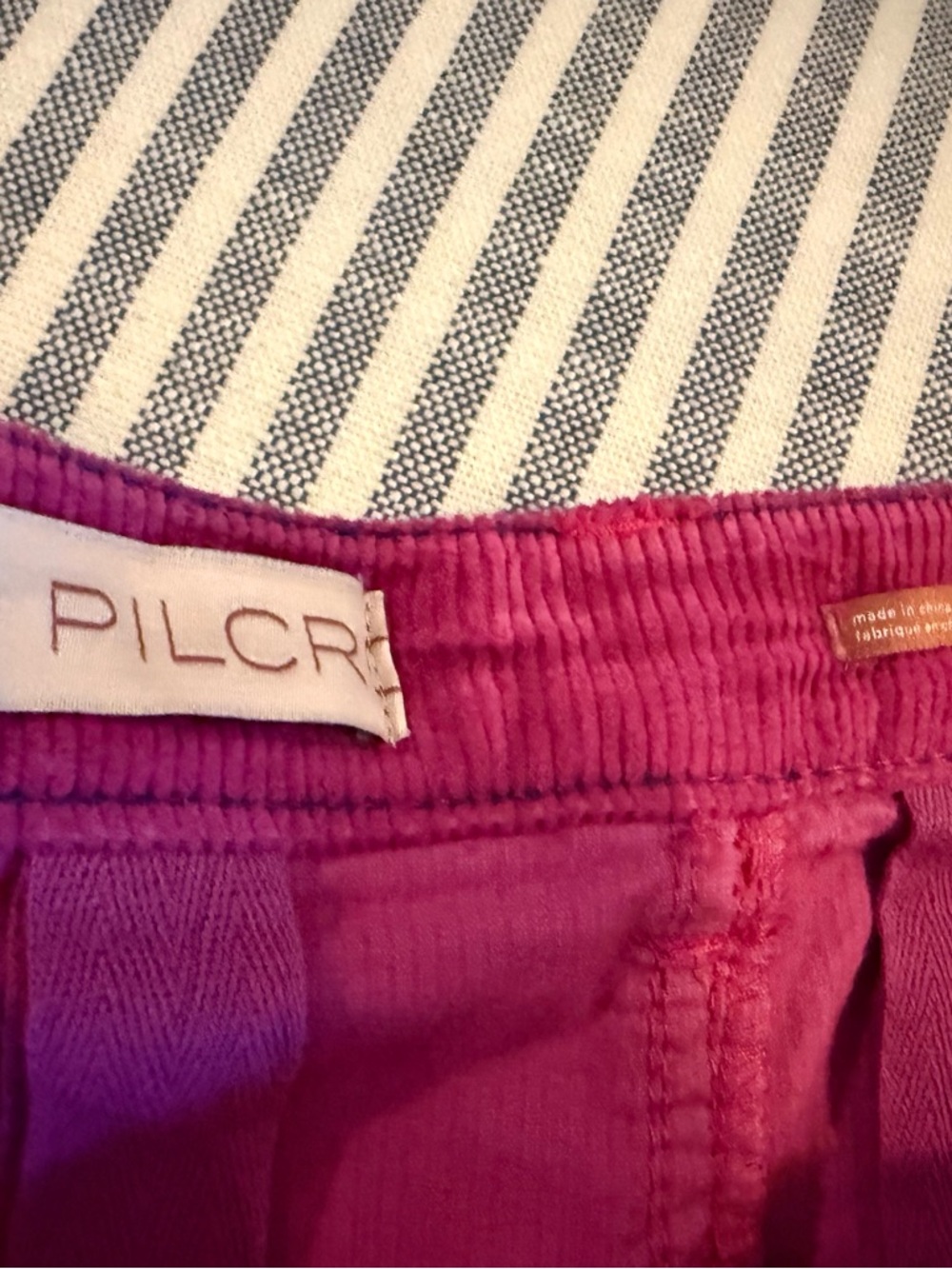 Anthropologie Corduroy Skirts - Brown and Fuchsia - Picture 4 of 7